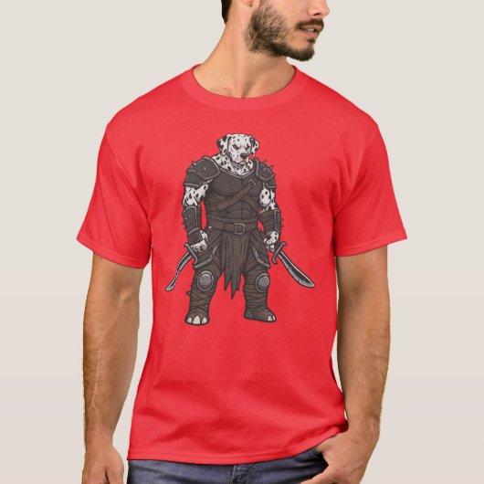 The adventure of the Dalmatian gladiator dog T-Shirt (Vorderseite)