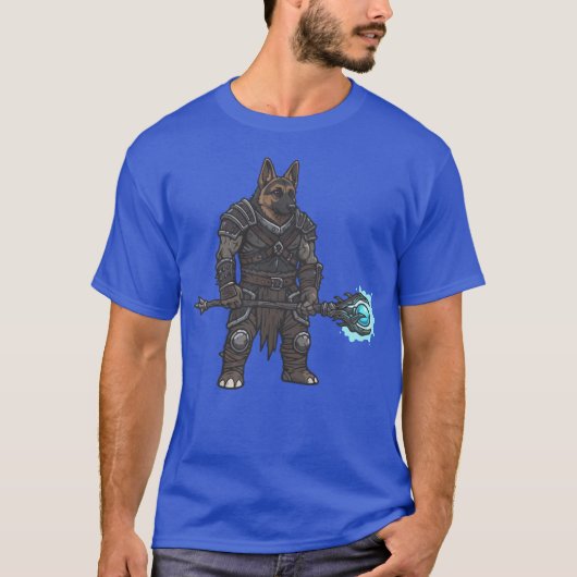 The adventure of the German Shepherd gladiator dog T-Shirt (Vorderseite)