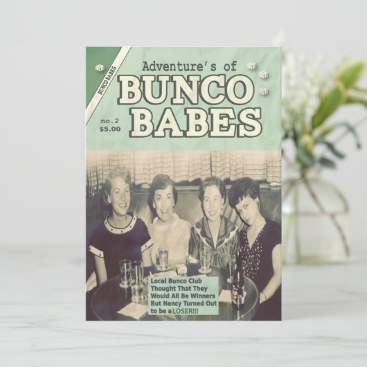 The Adventures of Bunco Babes Edition #2 Einladung (Stehend Vorderseite)
