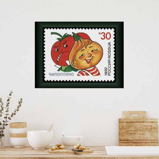 The Adventures of Cipollino~Writer: D. Rodari~*~ Poster (Küche)