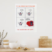 The Adventures of Clippy, Pt. 1 Poster (Küche)