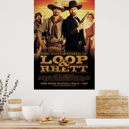"The Adventures of Loop & Rhett" Ein Blatt Poster (Küche)