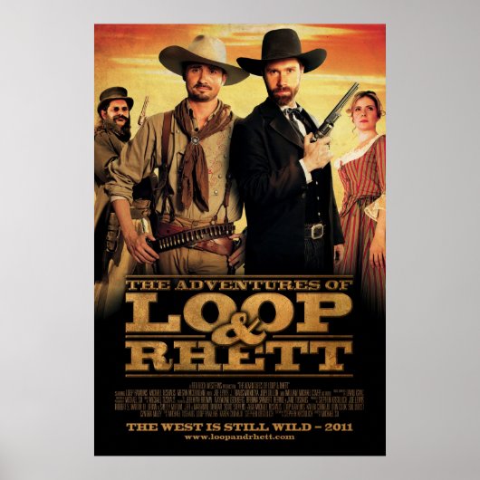 "The Adventures of Loop & Rhett" Ein Blatt Poster (Vorne)