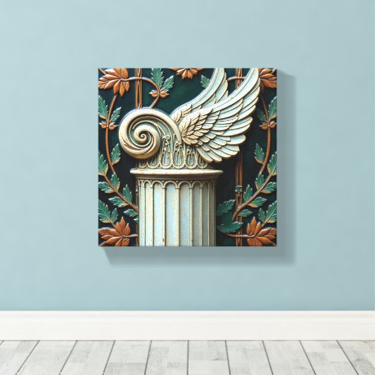 The Aeon Pillar Leinwanddruck (Insitu (Holzboden))