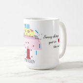 The Afternoon Nap- Belated Birthday:  Coffee Mug Kaffeetasse (VorderseiteRechts)