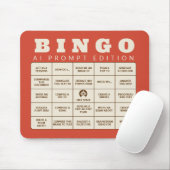 The AI Bingo - Prompt edition - Machen Sie sich se Mousepad (Mit Mouse)