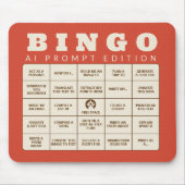 The AI Bingo - Prompt edition - Machen Sie sich se Mousepad (Vorne)