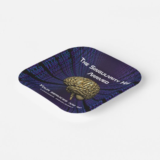 The AI Singularity Has Arrived Pappteller (Gewinkelt)