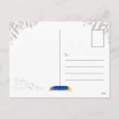 The Ais Ikat Tepi Malaysia Feiertagspostkarte (Rückseite)