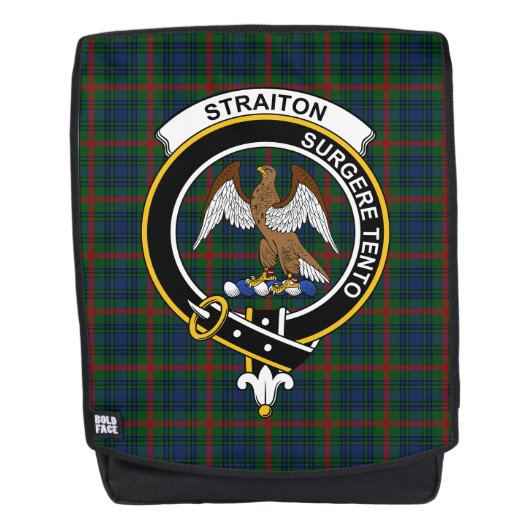The Aitunting Clan Wappen Tartan Kariert Rucksack (Vorderseite)