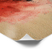 The Akita Dog - Composition 005 Poster (Ecke)