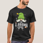 The Alabama Gnome Matching Christmas Pajama T-Shirt (Vorderseite)