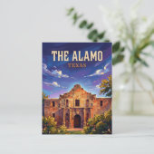 The Alamo Texas Postkarte (Stehend Vorderseite)