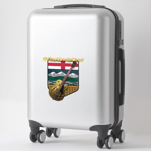 The Alberta Chad - Vinyl Window Sticker (Koffer)