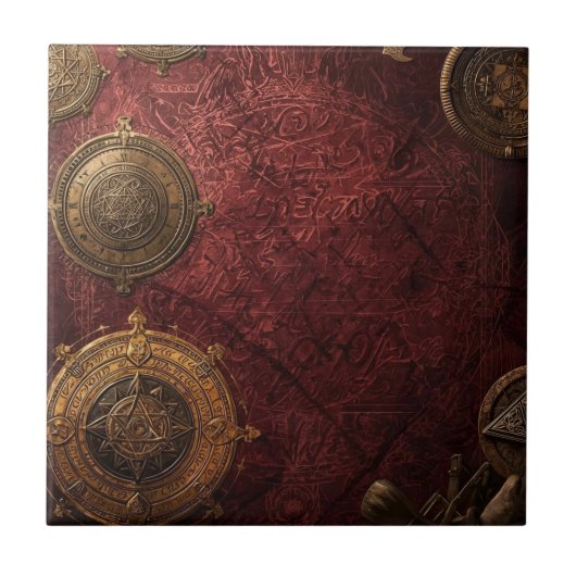 The Alchemist’s Chartroom Fliese (Vorderseite)