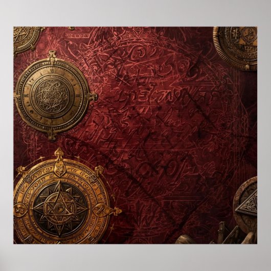 The Alchemist’s Chartroom Poster (Vorne)