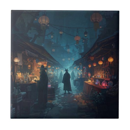 The Alchemist’s Lanterns Fliese (Vorderseite)