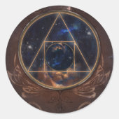 The Alchemist’s Ring – Akasha Codex Edition Runder Aufkleber (Vorderseite)