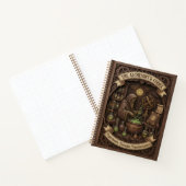 The Alchemist's Codex 3D Wood Carved Journal Notizblock (Innenseite)