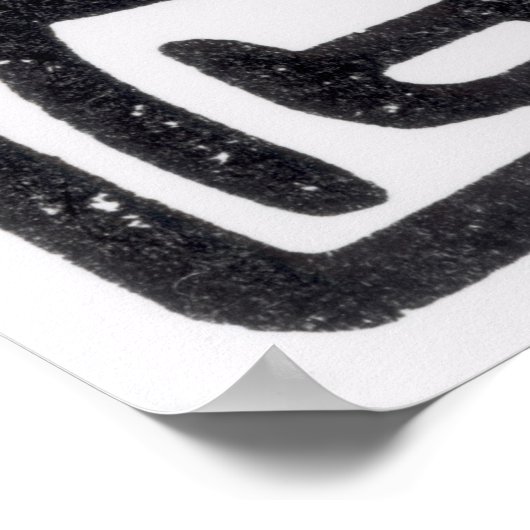 The 'All-Powerful' Seal of Lao-Tze Poster (Ecke)