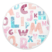 The Alphabet Ceramic Door Knob Keramikknauf (Vorderseite)