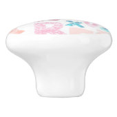 The Alphabet Ceramic Door Knob Keramikknauf (Seitenansicht)