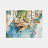 The Amalfi Coast, Italy Fleecedecke (Vorderseite (Horizontal))