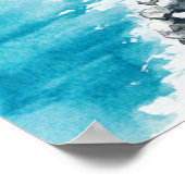 The Amalfi Coast, Italy Poster (Ecke)