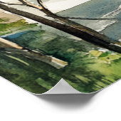 The Amalfi Coast, Italy Poster (Ecke)