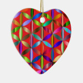 The Amazing Flower of Life a Valentines Day Tree Keramik Ornament (Rechts)