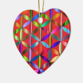 The Amazing Flower of Life a Valentines Day Tree Keramik Ornament (Links)