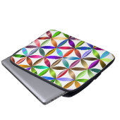 The Amazing Flower of Life on an Electronics Bag Laptopschutzhülle (Vorne Knopf)