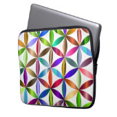 The Amazing Flower of Life on an Electronics Bag Laptopschutzhülle (Vorderseite Links)