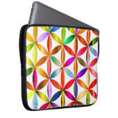 The Amazing Flower of Life on an Electronics Bag Laptopschutzhülle (Vorne Rechts)