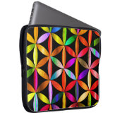 The Amazing Flower of Life on an Electronics Bag Laptopschutzhülle (Vorne Rechts)
