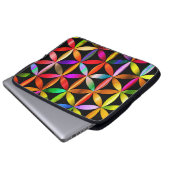 The Amazing Flower of Life on an Electronics Bag Laptopschutzhülle (Vorne Knopf)