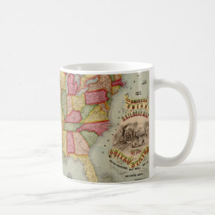 The American Gewerkschaft Railroad Map of the USA, Kaffeetasse