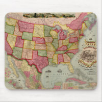 The American Gewerkschaft Railroad Map of the USA,