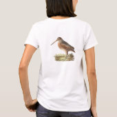 The American Woodcock (Rusticola minor) NY Bird T-Shirt (Rückseite)