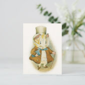 “The Amiable Guinea Pig” by Beatrix Potter Postkarte (Stehend Vorderseite)