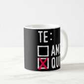The Amo Quila Tequila Liquor Shot Alcohol Party Kaffeetasse (VorderseiteRechts)