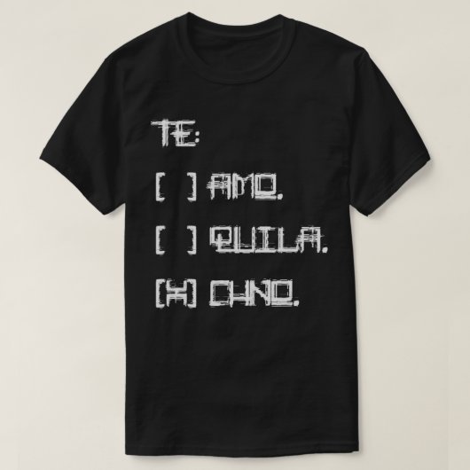 The Amo Tequila T-Shirt (Design vorne)