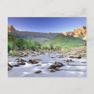 The Amphitheatre And Tugela River In Drakensberg Postkarte