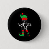 The Amputee Elf Christmas Funny Limb Surgery Joke Button (Vorderseite)