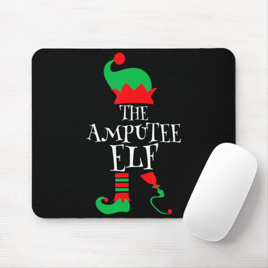 The Amputee Elf Christmas Funny Limb Surgery Joke  Mousepad (Mit Mouse)