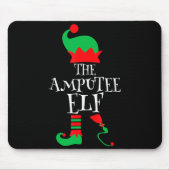 The Amputee Elf Christmas Funny Limb Surgery Joke  Mousepad (Vorne)