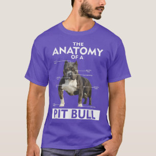 The Anatomy of A Pitbull Dog Lover T-Shirt