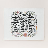 The Anchor In Every Storm Is Mom Puzzle (Horizontal)