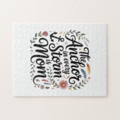 The Anchor In Every Storm Is Mom Puzzle (Horizontal)