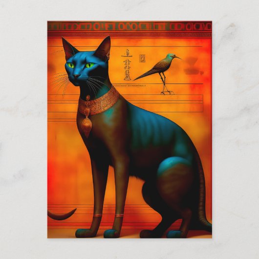 The Ancient Egyptian Cat Bastet Postkarte (Vorderseite)